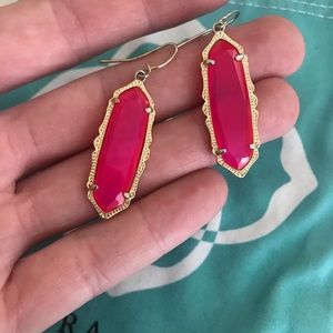 Jewelry - Kendra Scott drop earrings in magenta Jewelry - Kendra Scott drop earrings in magenta